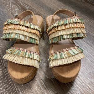 Chinese laundry Espadrilles like new size 7 1/2